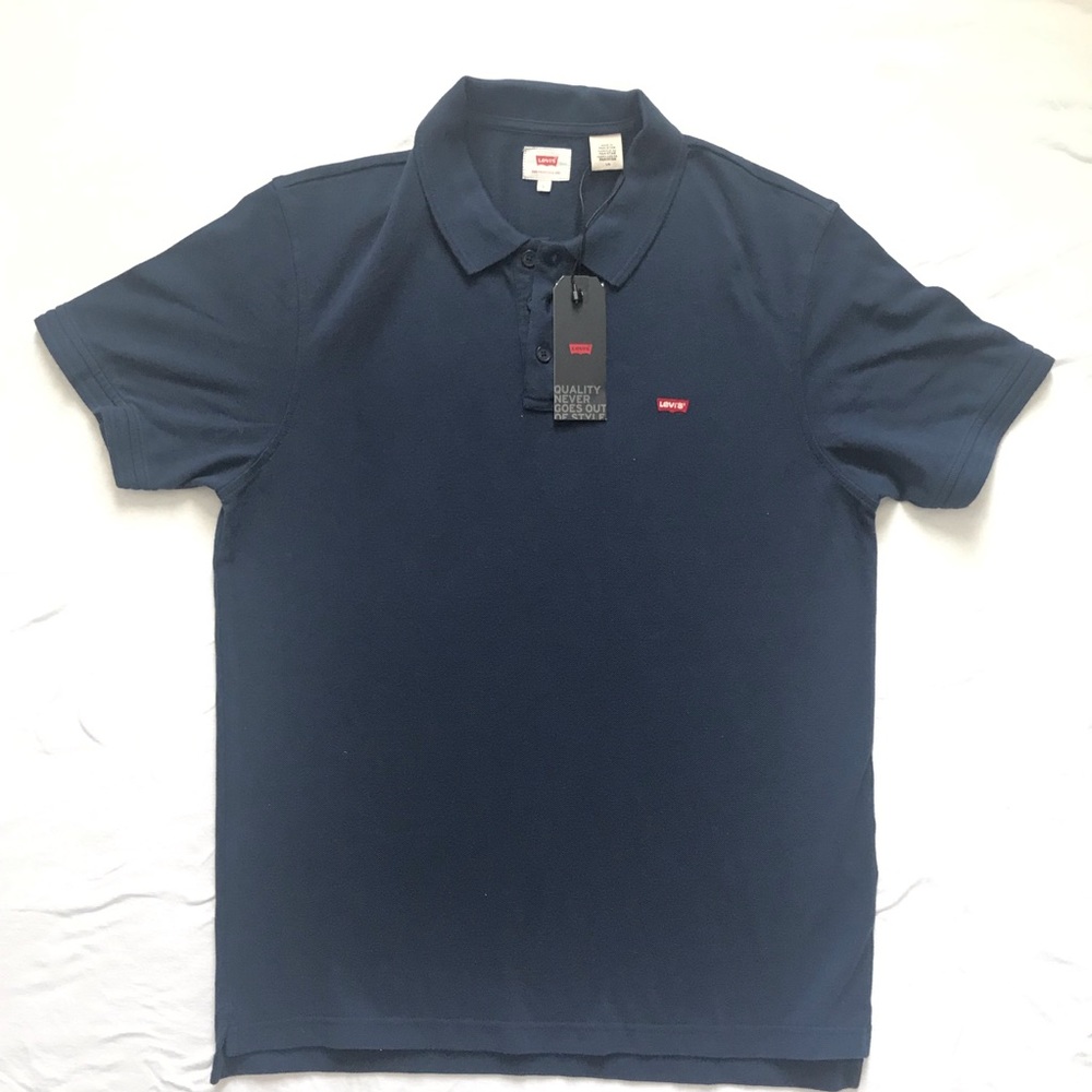 Levis Navy Blue collared shirt